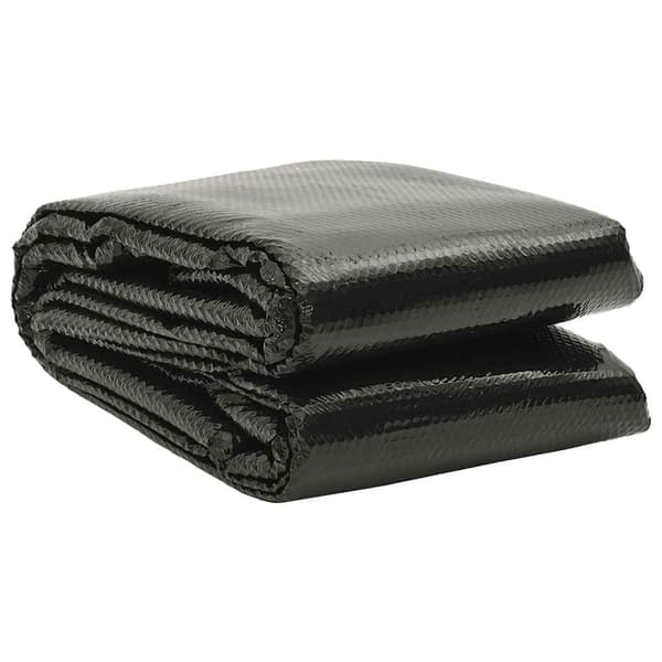 Poolskydd svart 549x274 cm PE