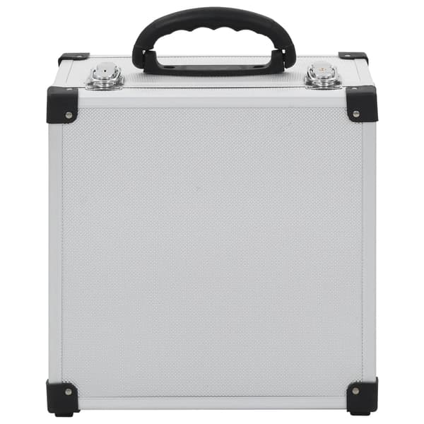 CD-väska för 40 cd-skivor aluminium ABS silver