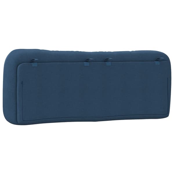 Headboard Cushion "Hvar" Blue 140 cm Fabric