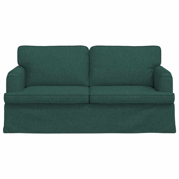 Soffa Mörkgrön 162 x 80 x 85 cm tyg