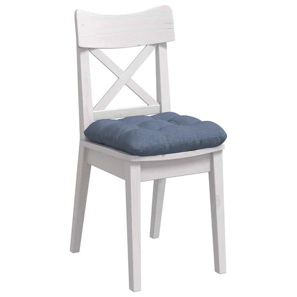 Sittkuddar 4 pcs Blå 40 x 40 cm Kordread tyg