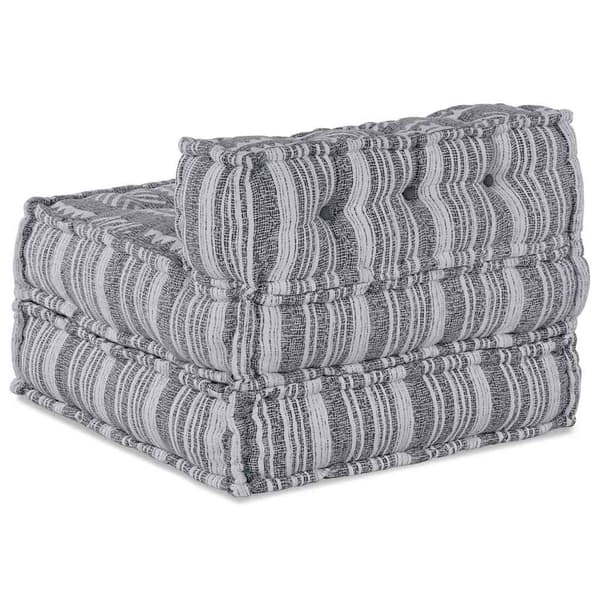 Modulsofa enhet Tyg Grå Tryck 70 x 70 x 56 cm