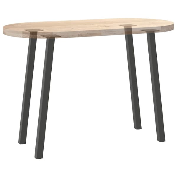Konsolbordsben 4 st antracit 72 cm stål
