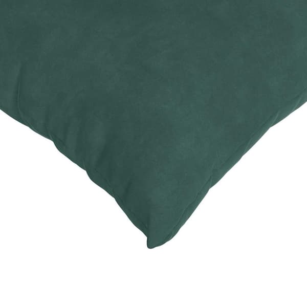 Sofakuddar 2 pcs Mörkgrön 80 x 80 cm Kordread tyg