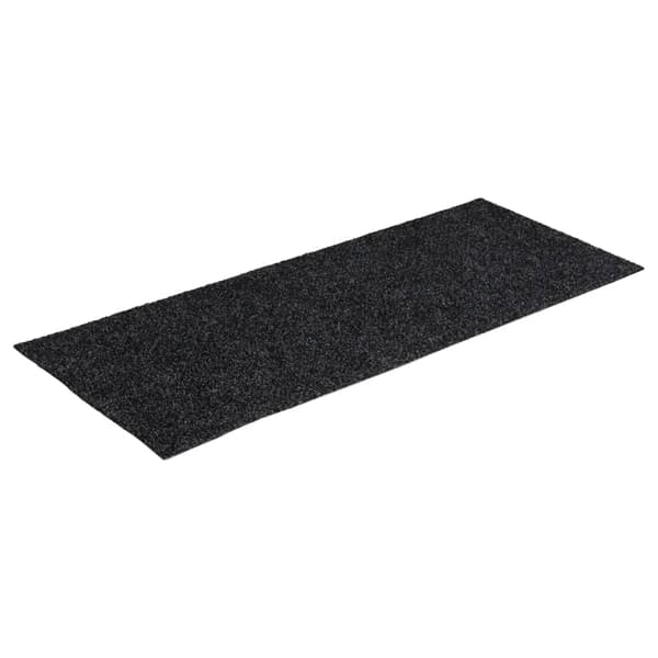 Trappmattor självhäftande 15 st 60x25 cm mörkgrå rektangulära