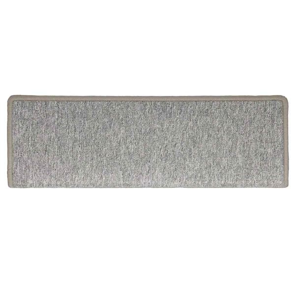 Trappmattor 30 st 65x21x4 cm ljusgrå rektangulär kant