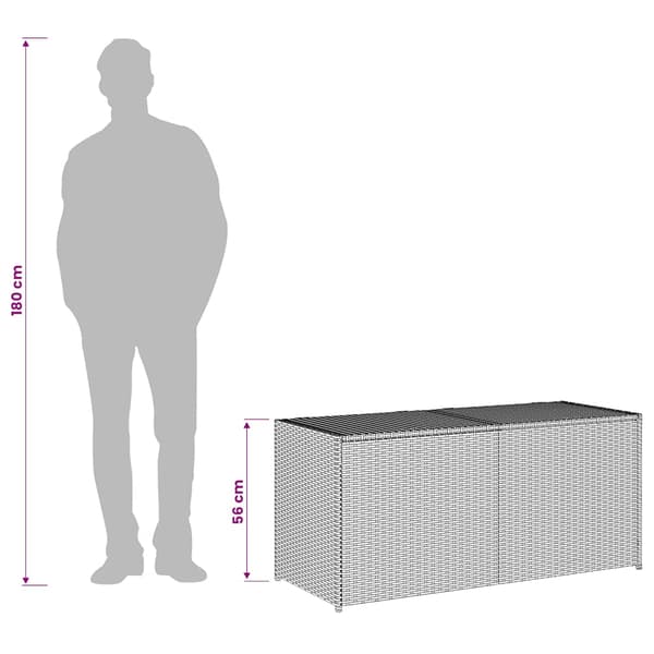 Dynbox grå 283L konstrotting