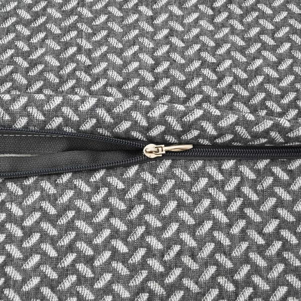 Kudde med kudde Grå 60 x 34 x 11 cm Polyester