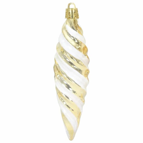 Jul Spiralformad Kula 40 pcs Guld Plast