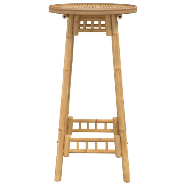 Barbord för utomhusbruk runt Ø55x100 cm bambu