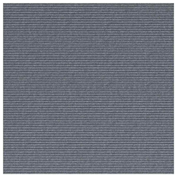 Matta-runner Ljusgrå 100 x 100 cm tyg