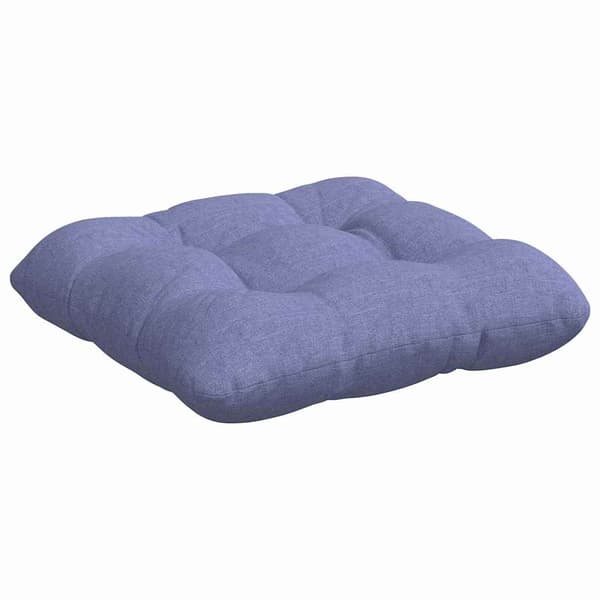 Sittkuddar 4 pcs Tyg Jeansblå 45 x 45 x 12 cm