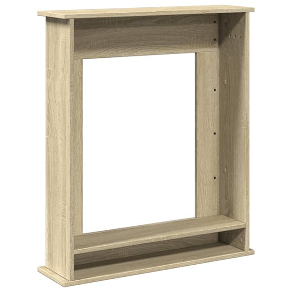 Spiselkrans sonoma-ek 75x20x87,5 cm konstruerat trä