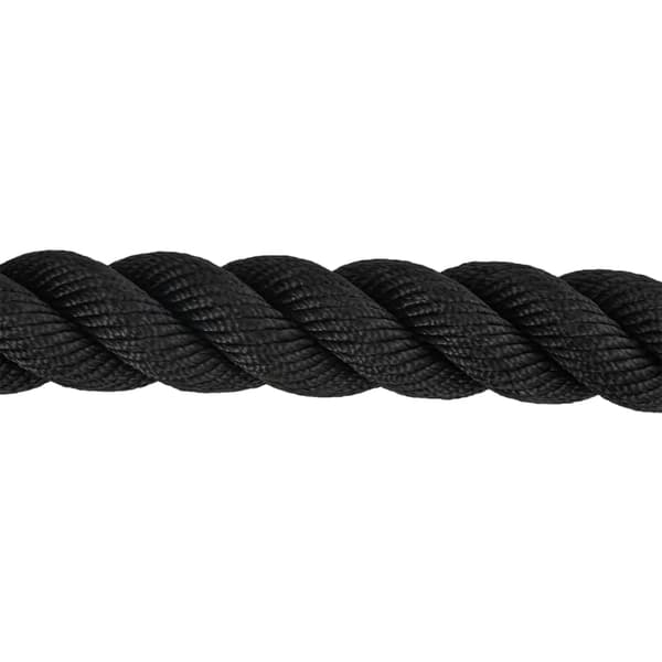 Stridsrep svart 9 m 6,8 kg polyester