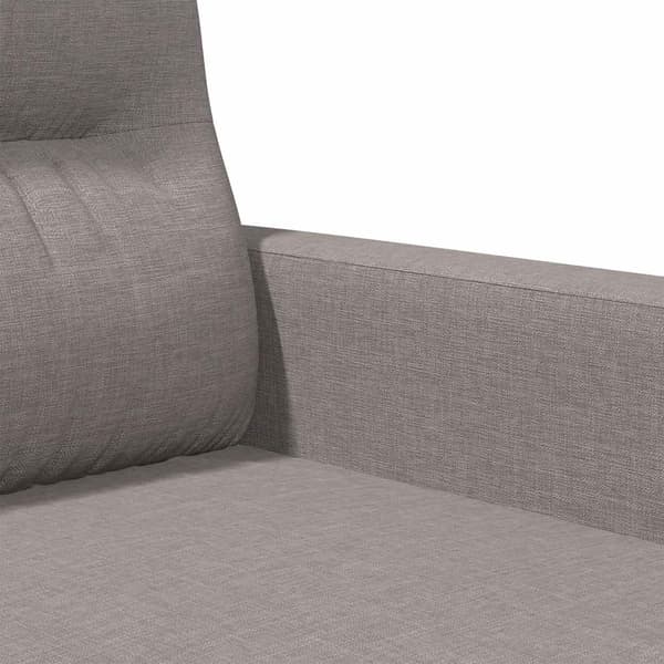2-sitssoffa taupe 120 cm tyg