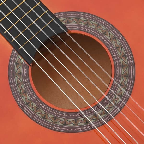 Gitarr för nybörjare 8 delar klassisk svart 3/4 36"