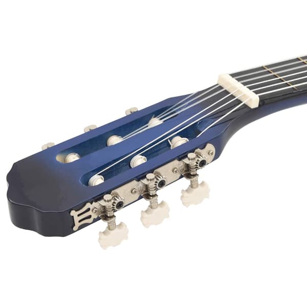 Westerngitarr med cutaway EQ och 6 strängar blå