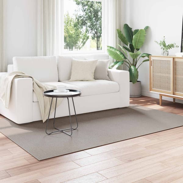 Områdesmattor Rektangulär LUGO Taupe 160 x 230 cm Polyester