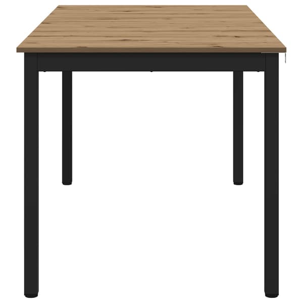 Matbord 140 x 80 x 75 cm METALL Rektangulär