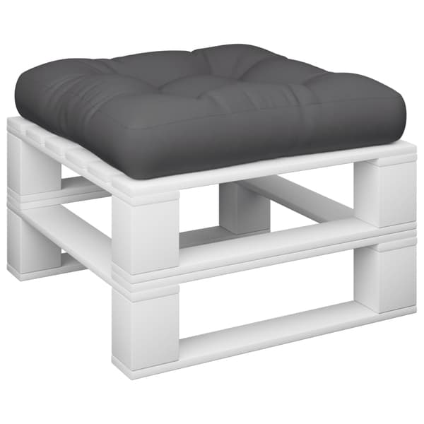 Palldyna antracit 58x58x10 cm tyg