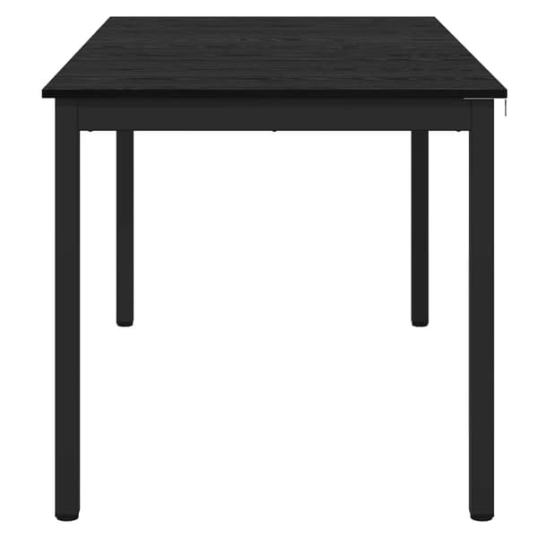 Matbord 140 x 80 x 75 cm METALL Rektangulär