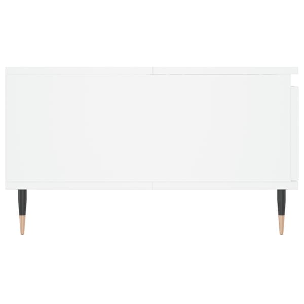 Soffbord vit 90x60x35 cm konstruerat trä