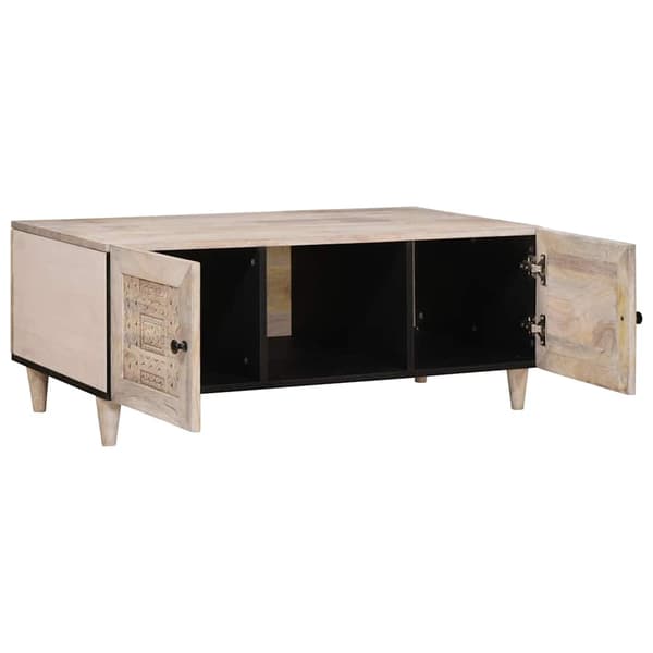 Kaffeebord Beige 100 x 54 x 40 cm Konstruerat trä