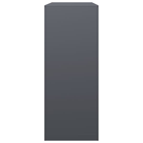 Vedställ antracit 100x40x100 cm stål