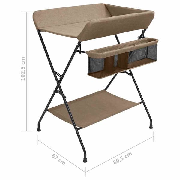 Skötbord taupe järn