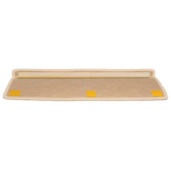 Trappmattor 15 st 65x21x4 cm silverfärgade rektangulära kanter