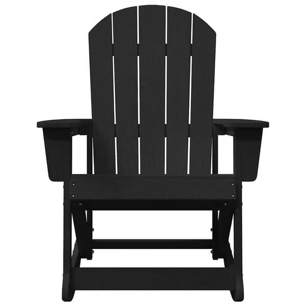 Adirondack Gungstolar 2 pcs Svart HDPE