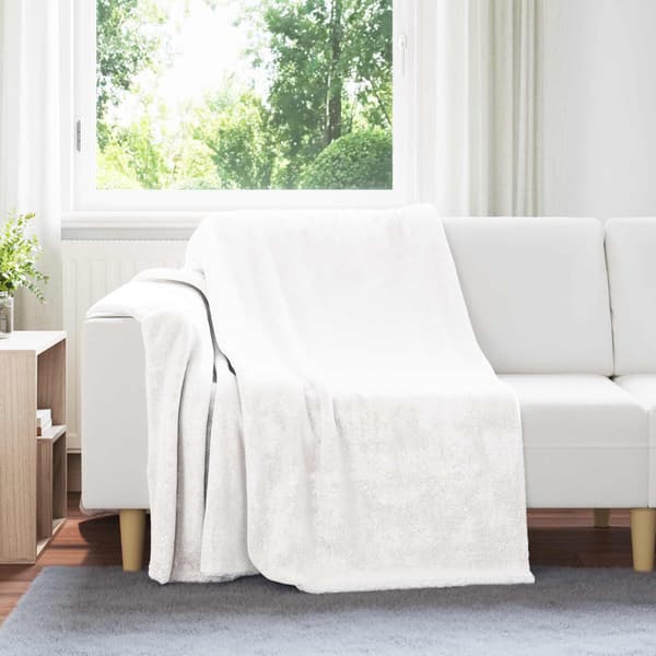 Kastfilt Vit 150 x 200 cm Fleece