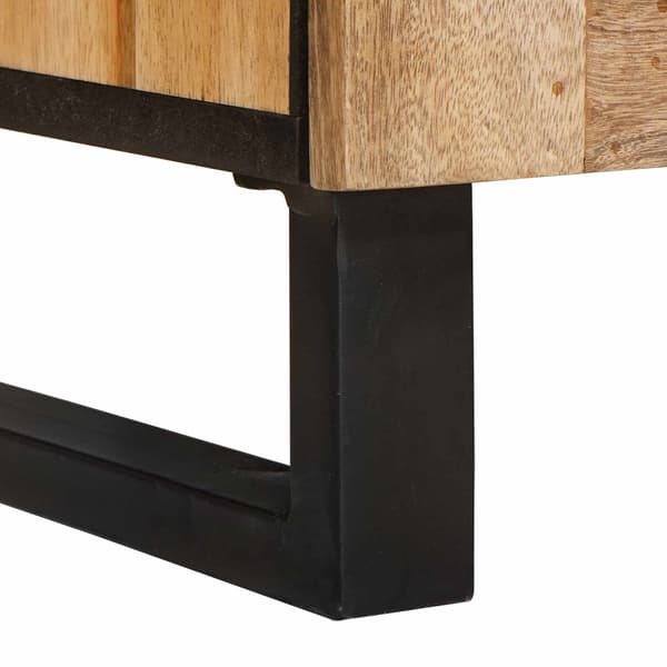 Sideboard 2 pcs Brun 60 x 33 x 75 cm Massivt mangoträ
