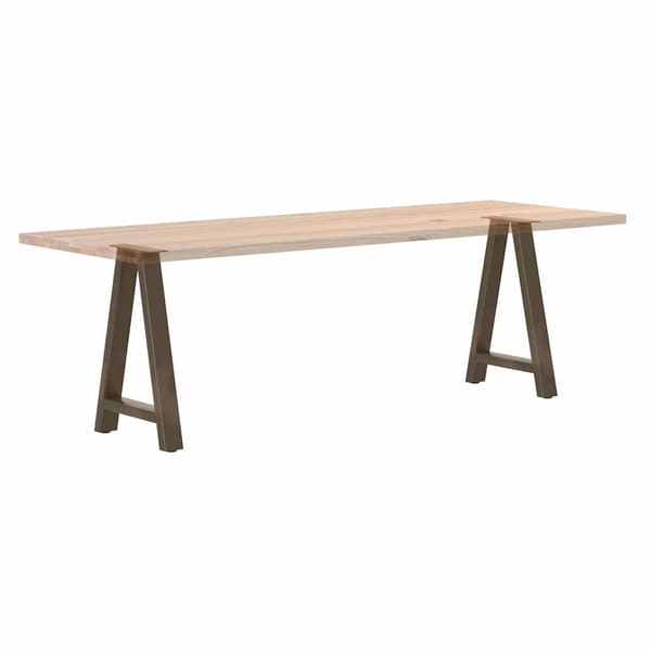 Matbordsben A-formade 2 st 60x(72-73) cm stål