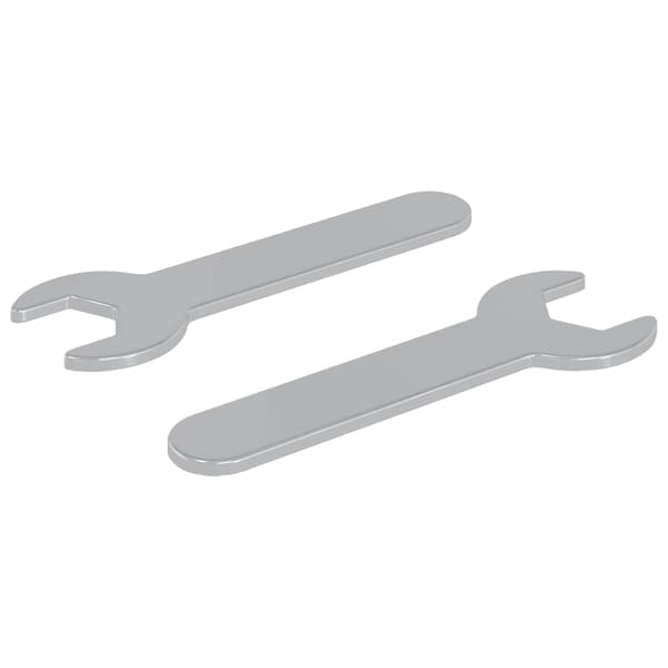Blocknyckel 2 pcs Silver 13 mm Järn