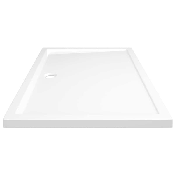 Duschkar rektangulärt ABS vit 80x120 cm