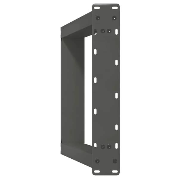 Matbordsben U-formade 2 st antracit 50x(72-73) cm stål