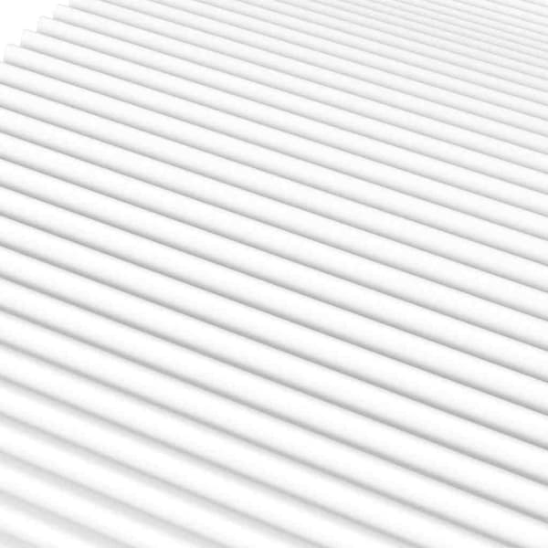 Skummadrass vit 160x220 cm hårdhet H2 H3