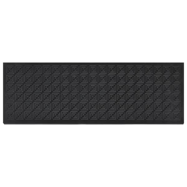 Trappstegsmattor 10 st 25x75 cm gummi