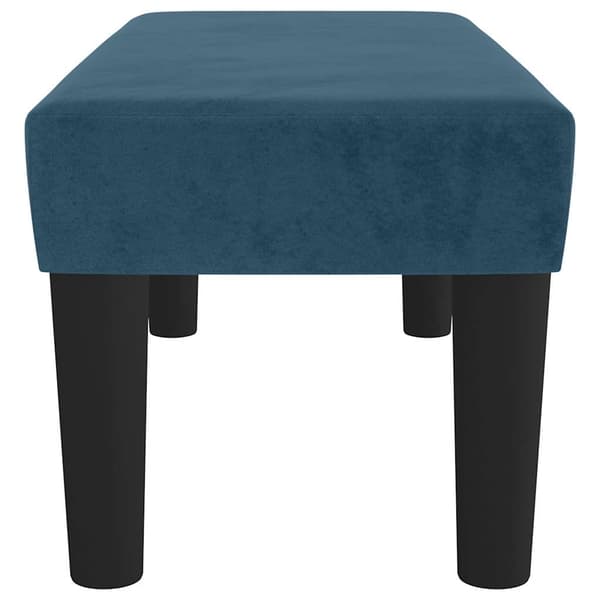Bänk mörkgrå 70x30x30 cm sammet