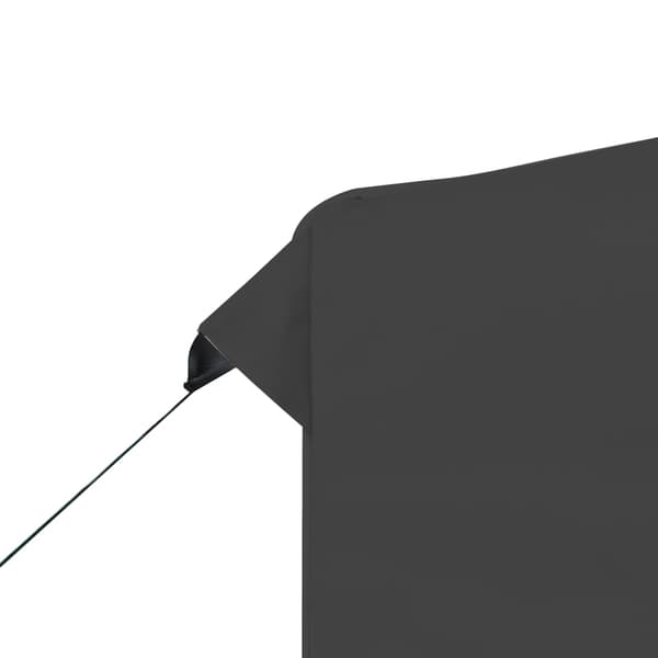 Hopfällbart partytält aluminium 2x2 m antracit