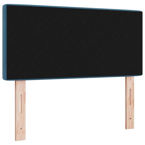 Huvudgavel Mörkblå 90 cm Sammet