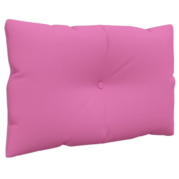 Dynor till pallsoffa 2 st rosa Oxford-tyg