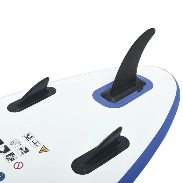 SUP surfingbräda uppblåsbar blå och vit