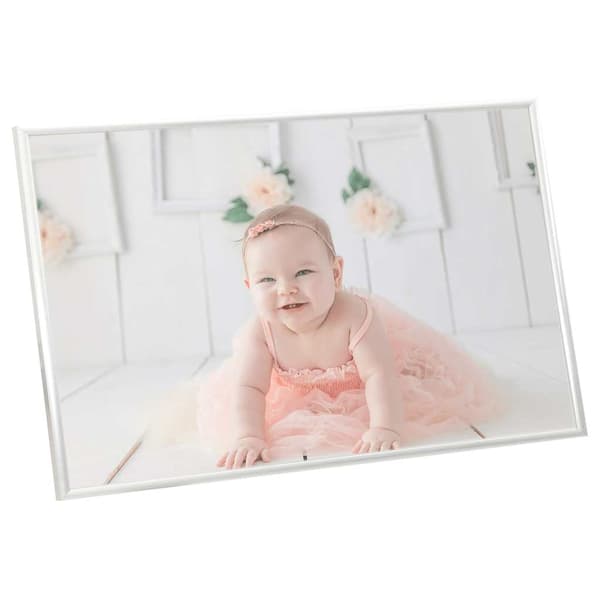 Fotoramar 3 st för bord silver 13x18cm MDF