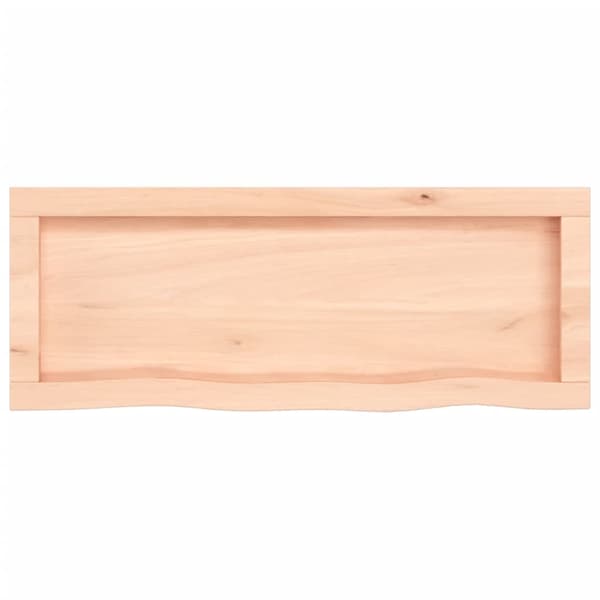 Hyllplan 80x30x(2-4) cm obehandlad massiv ek