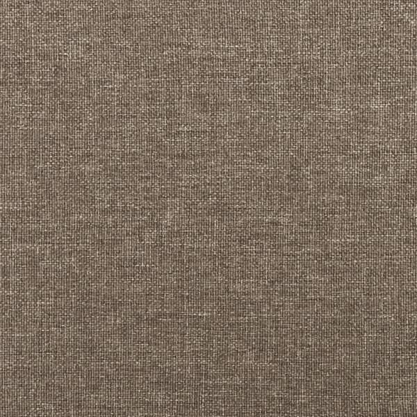 Boxspring-sängram taupe 200x200 cm tyg