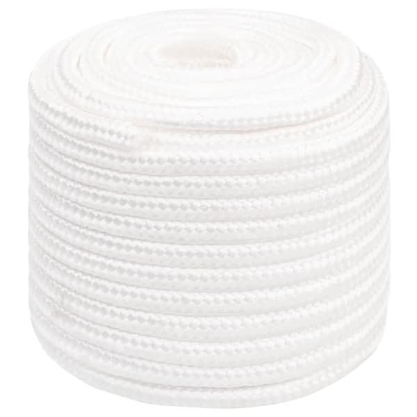 Båtlina helvit 16 mm 50 m polypropylen