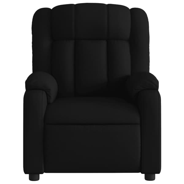 Reclinerfåtölj svart tyg