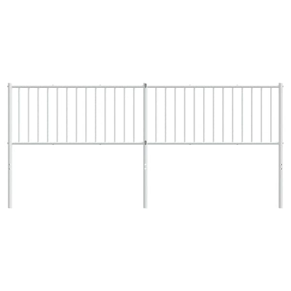 Ersättningsgavel metall vit 200 cm